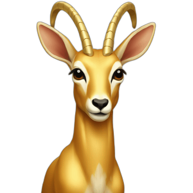 golden antelope emoji