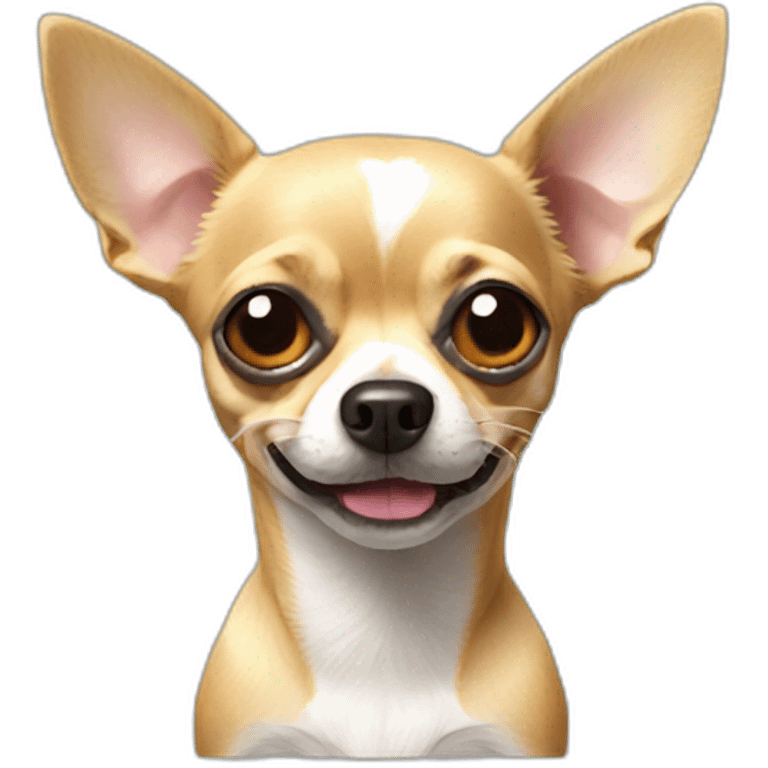 chihuahua on drugs emoji