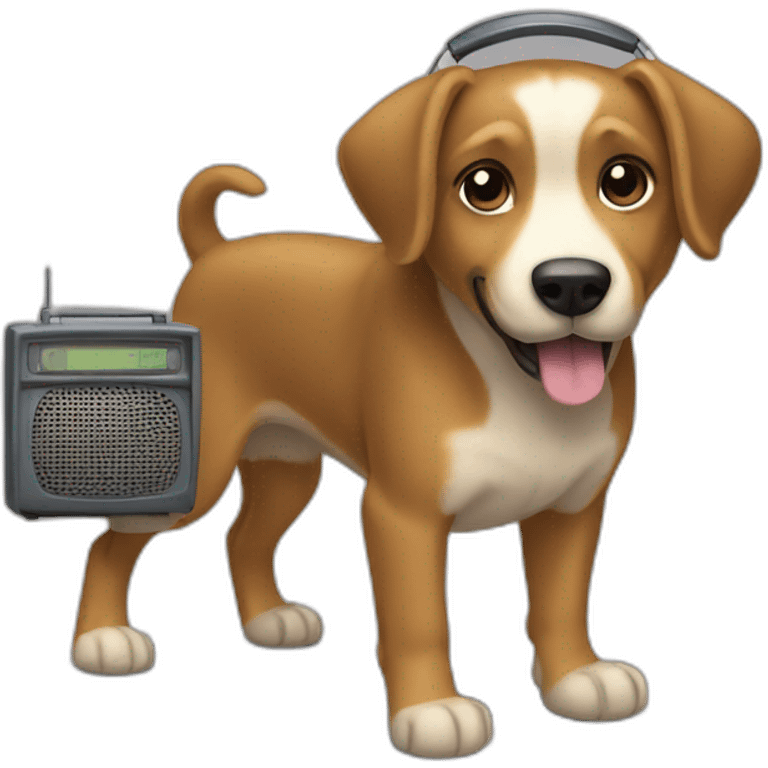 Radio perro emoji