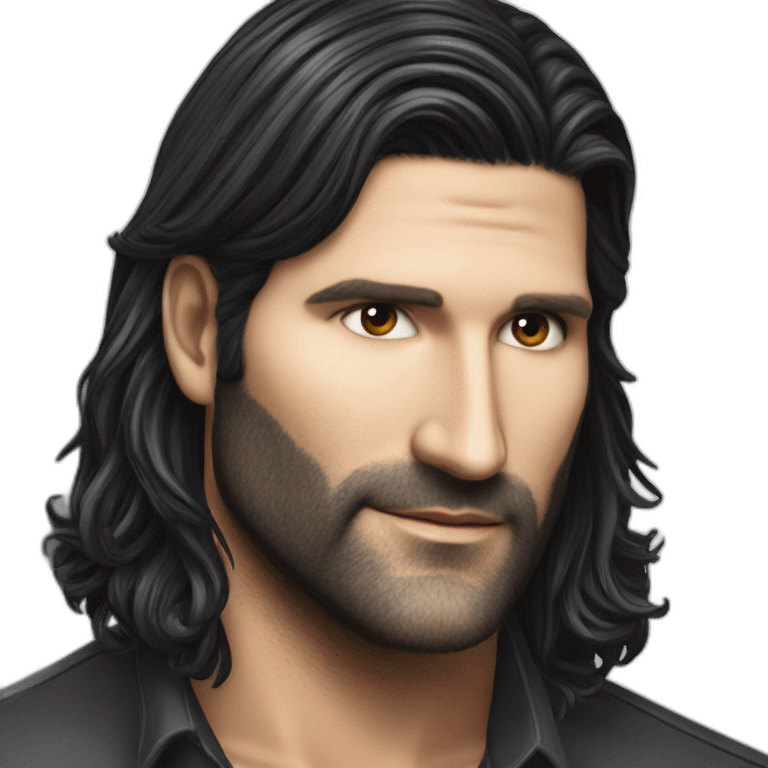 Kayvan Novak long hair emoji