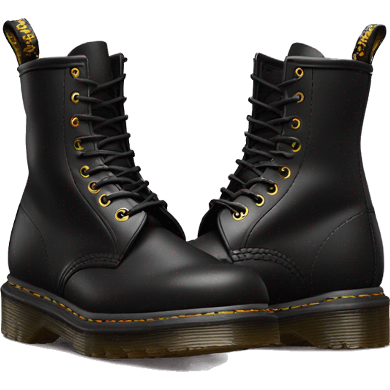 Dr martens platform boot emoji