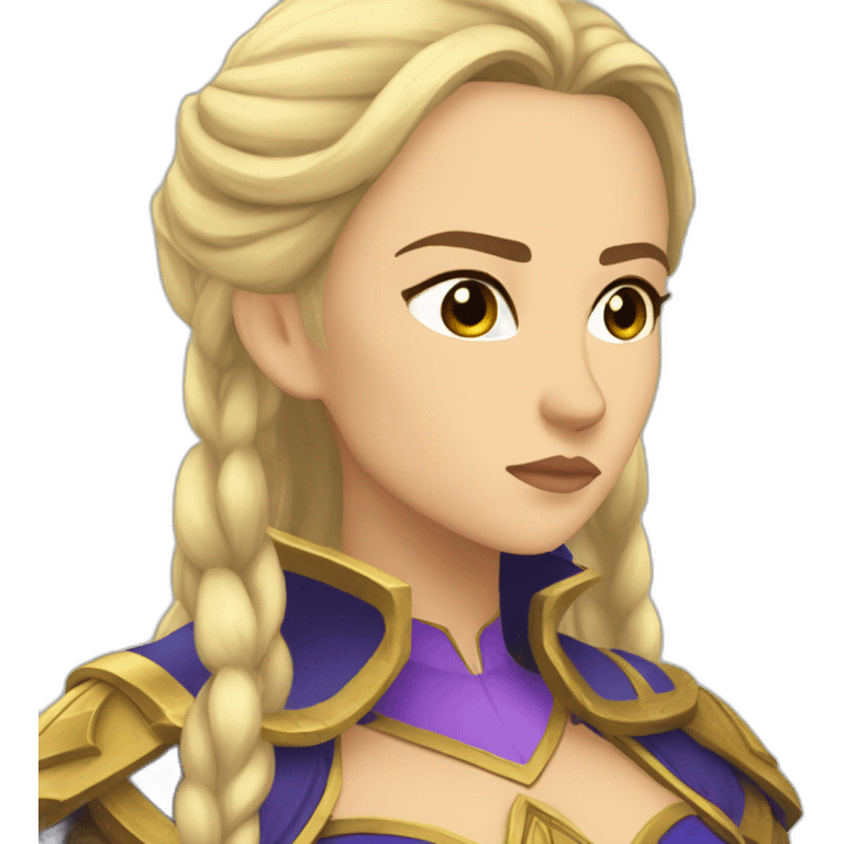 Lady jaina proudmoore crying with tears emoji