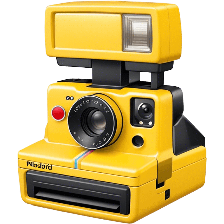 yellow polaroid camera emoji