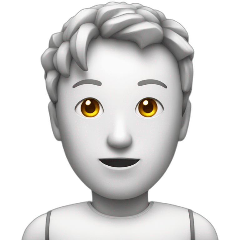  personaje android sosteniendo algo emoji