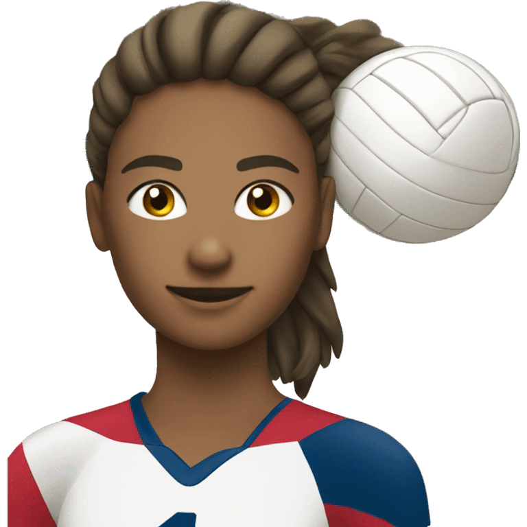 Volleyball player the name is group sports a emoji