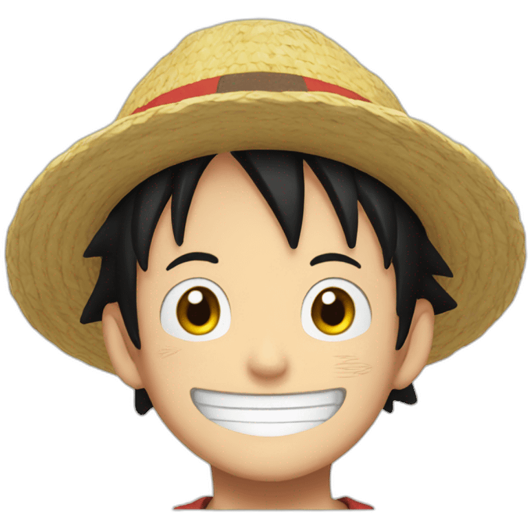 Luffy smile emoji