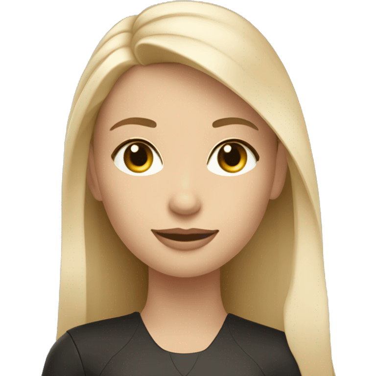 Girl blonde driving model 3 Tesla emoji