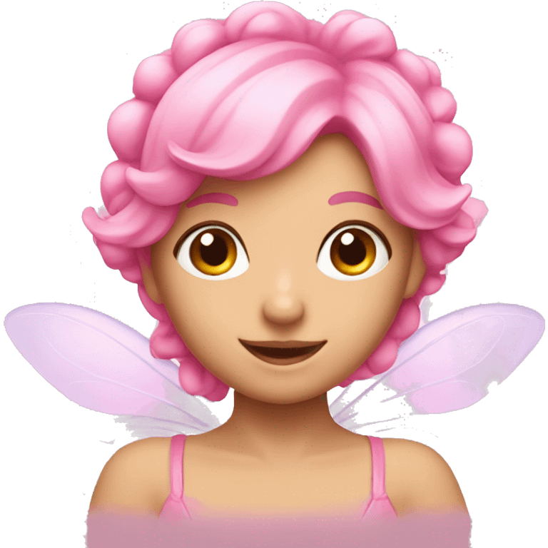 Pink fairy  emoji