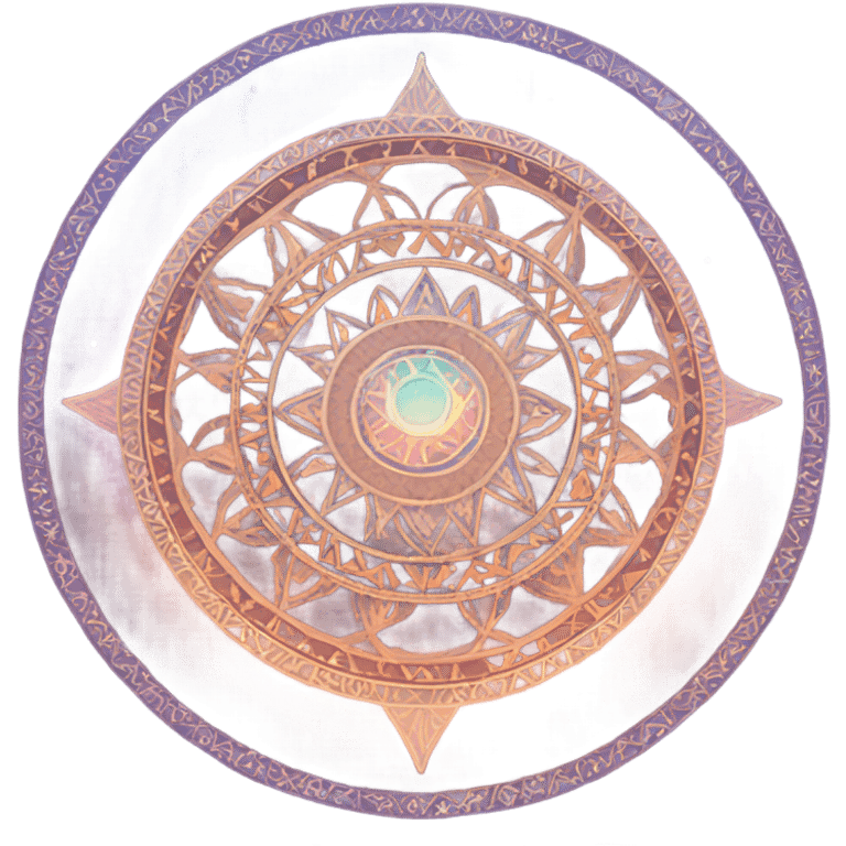 Mandala moon emoji