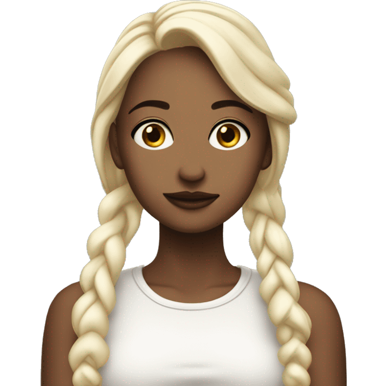 vanilla girl ￼ emoji