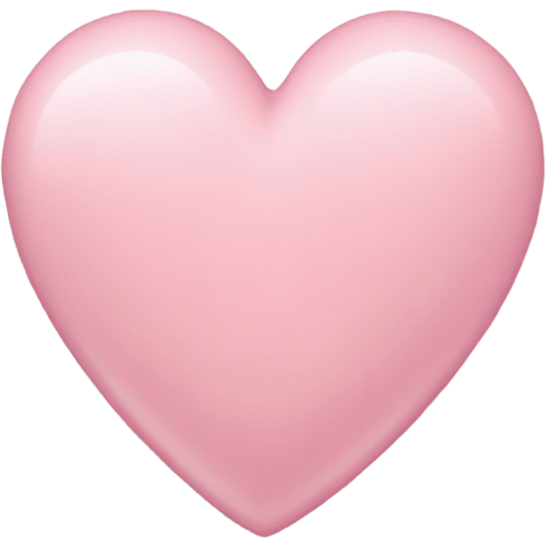 Light pink heart emoji