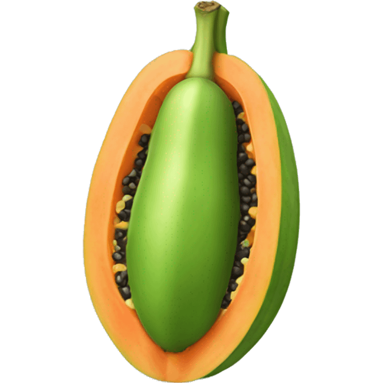 Papaya emoji