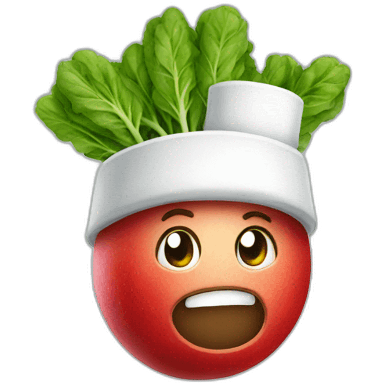 radish doctor emoji