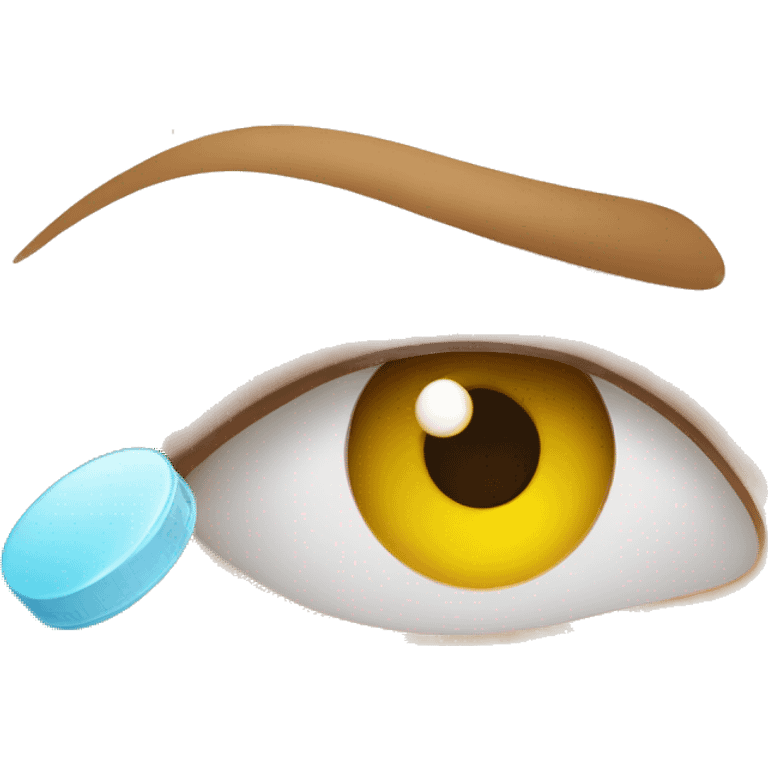 prescription contact lens case emoji