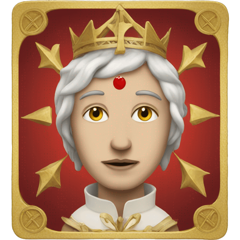 Red tarot card emoji