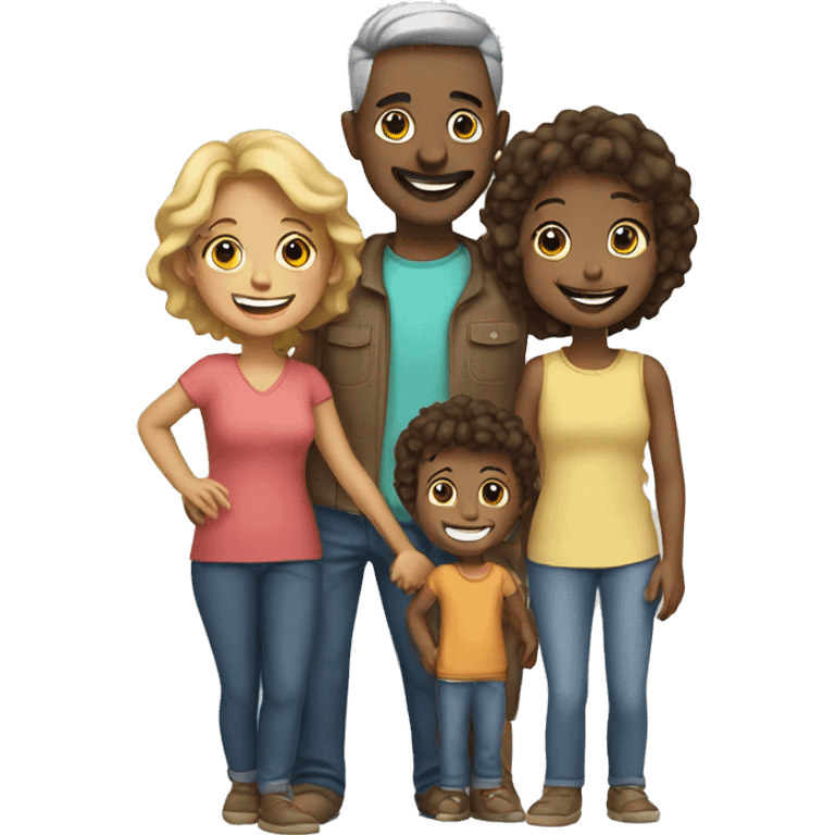 Happy family  emoji