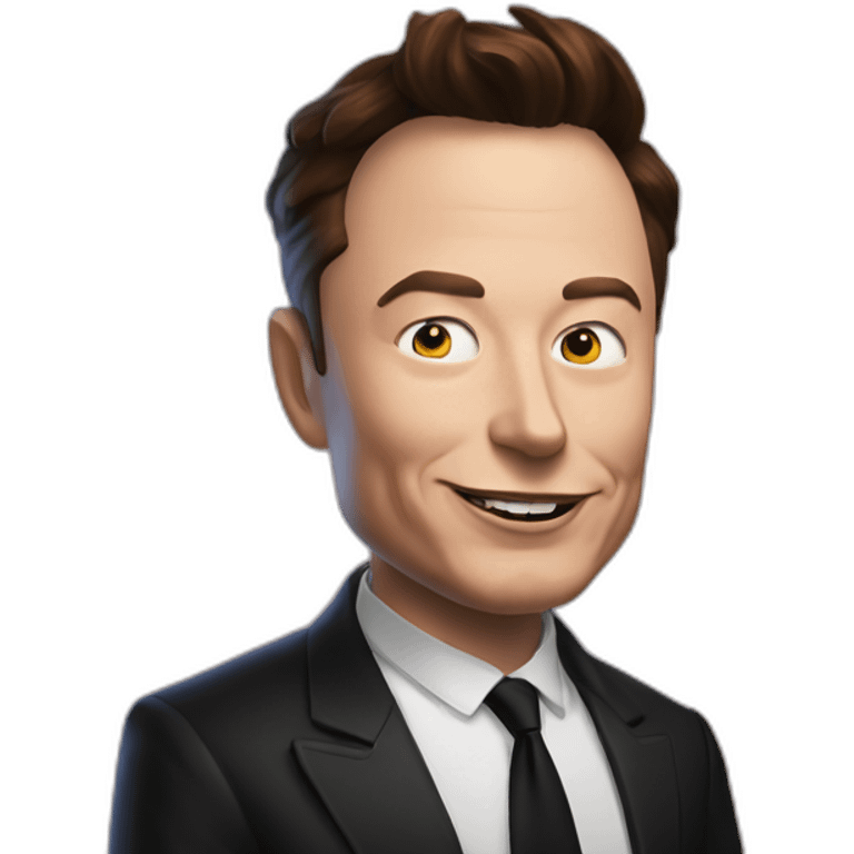 Elon Musk devil emoji