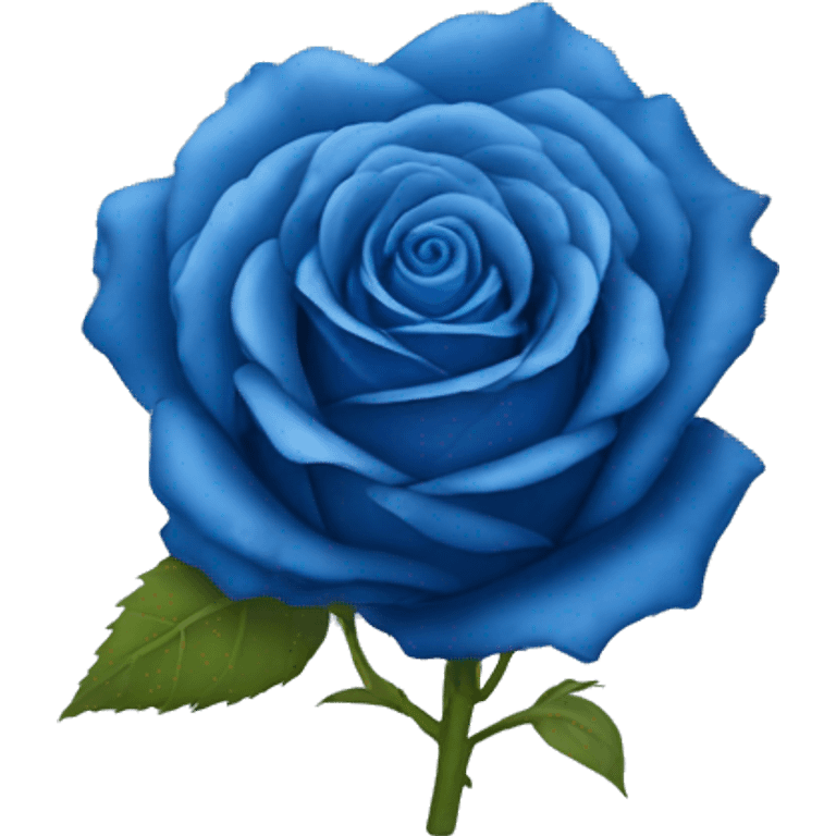 Blue roses emoji