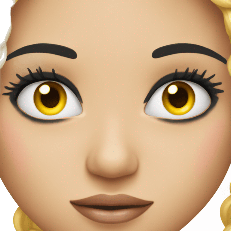 Lashes and nails emoji