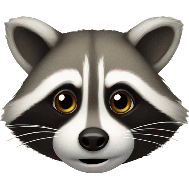 Teehee raccoon emoji