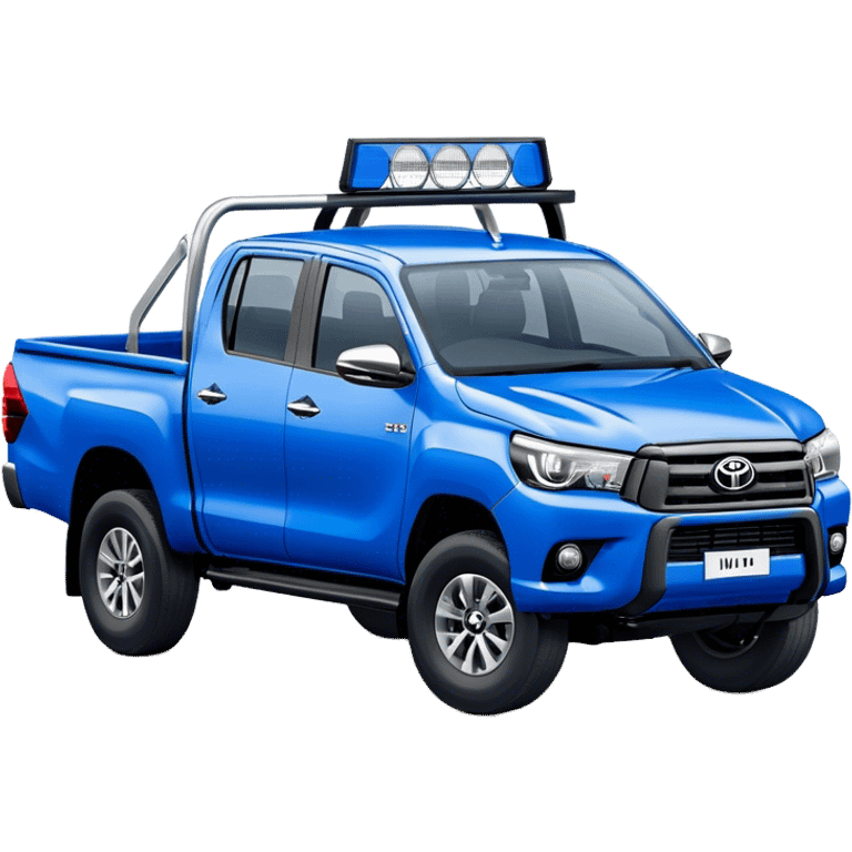 Toyota Hilux - Toyota (Model Year: 2021) (Iconic colour: Blue) emoji