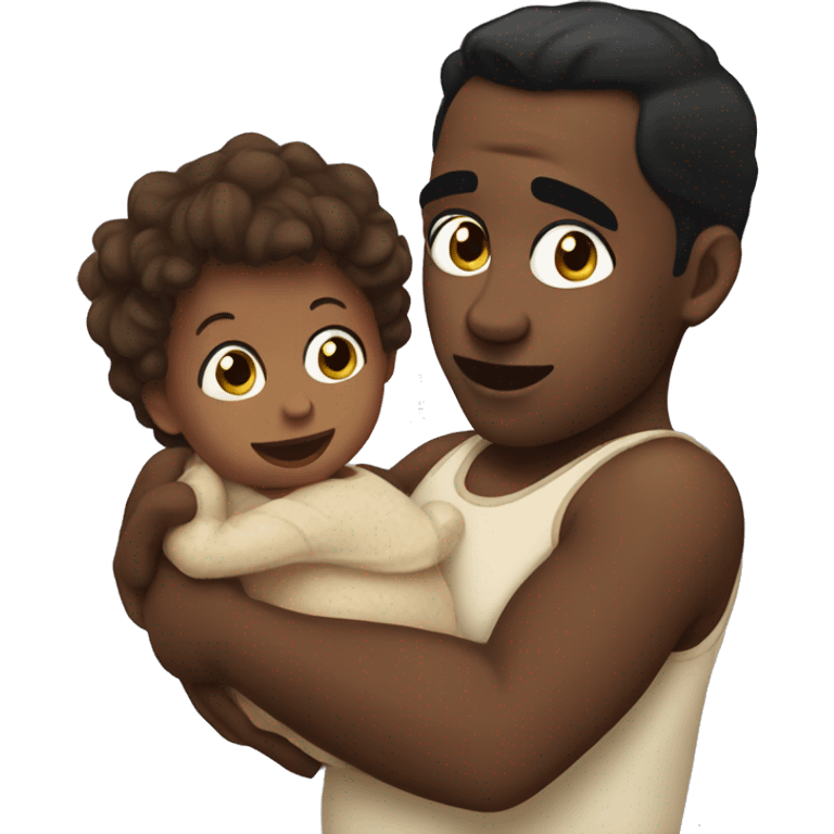 Diddy holding baby oik emoji