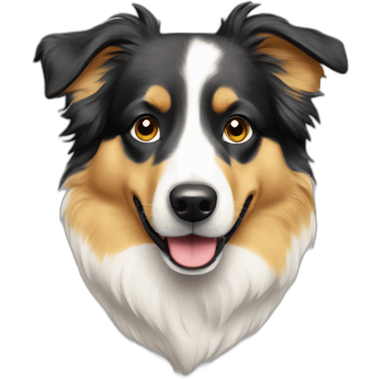 Yellow australian shepherd emoji