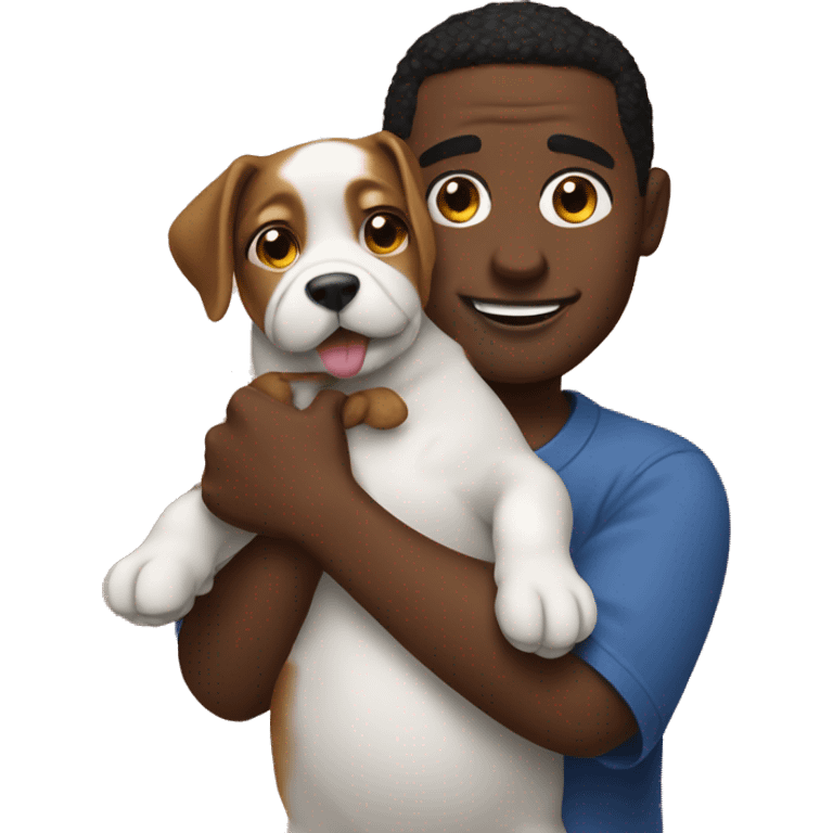 Diddy holding a dog emoji