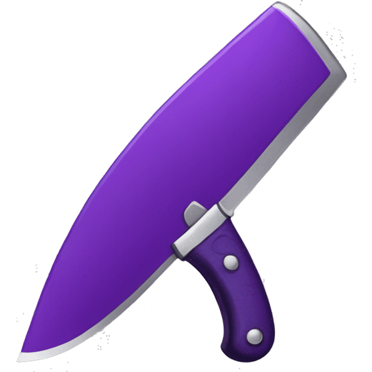 purple knife emoji