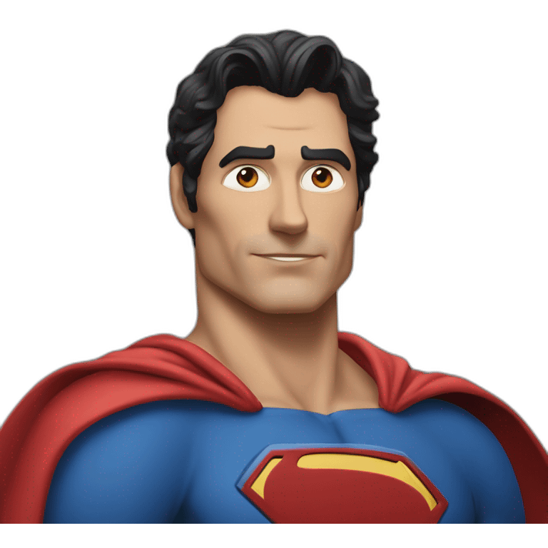 Dean Caine as Superman emoji