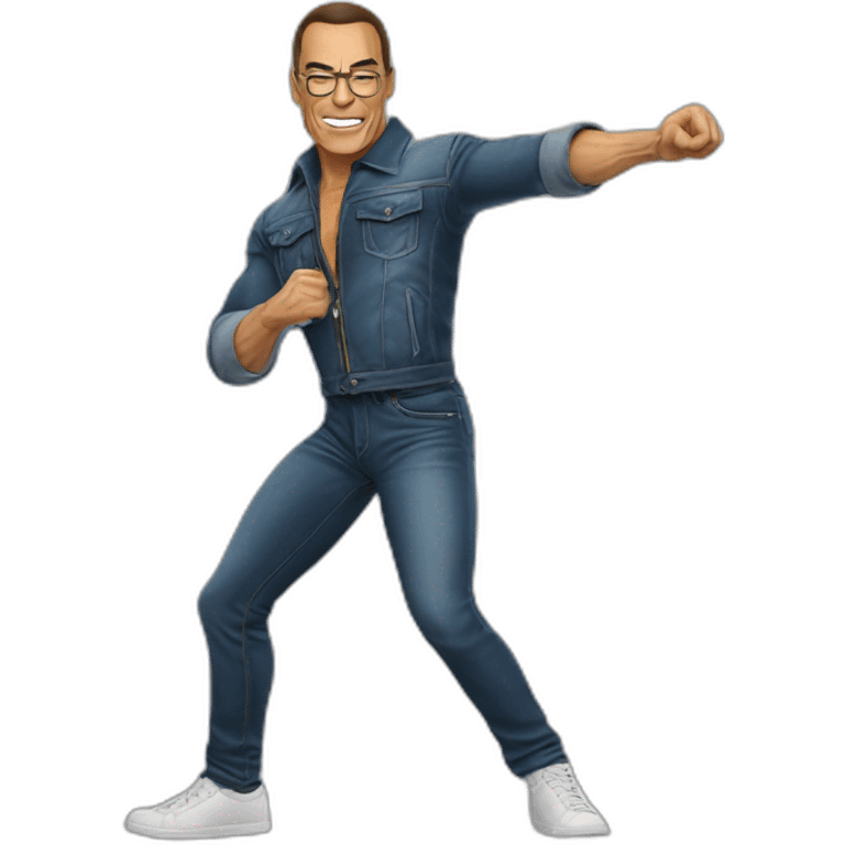 Jeanclaude-vandamme-kick emoji