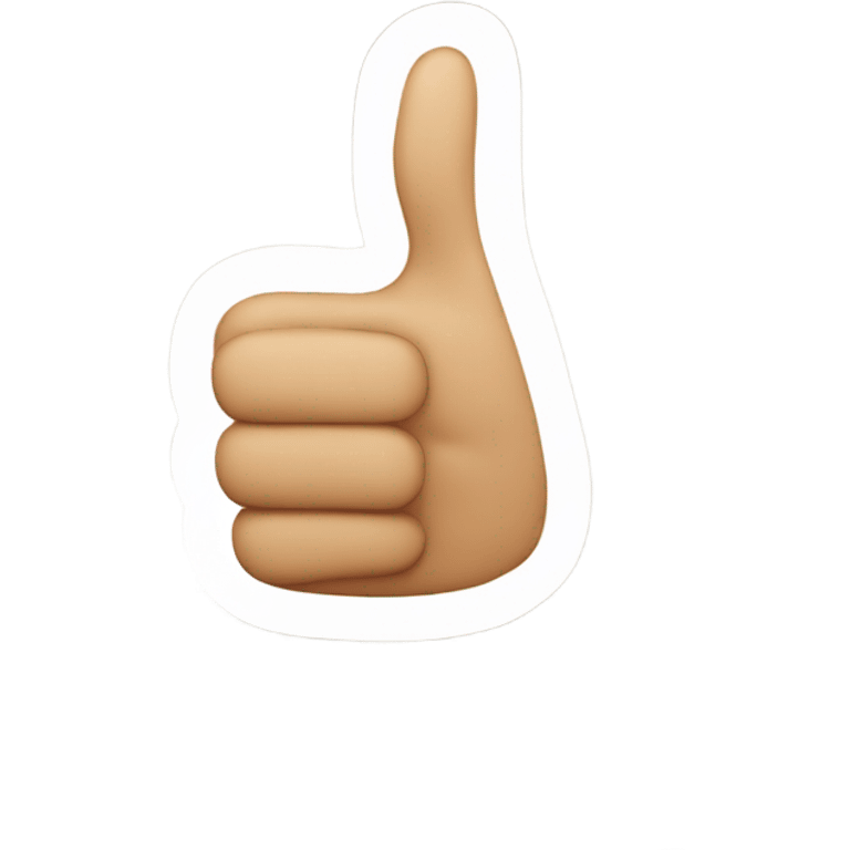 LOGO WITH THUMBS UP emoji