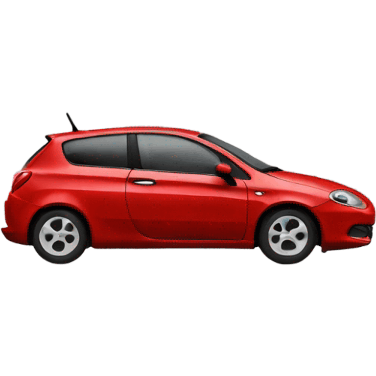 Red Fiat Bravo emoji emoji