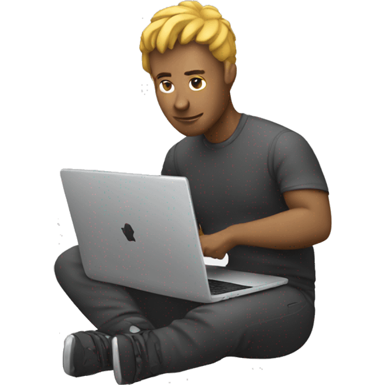 cybersportsman with laptop emoji