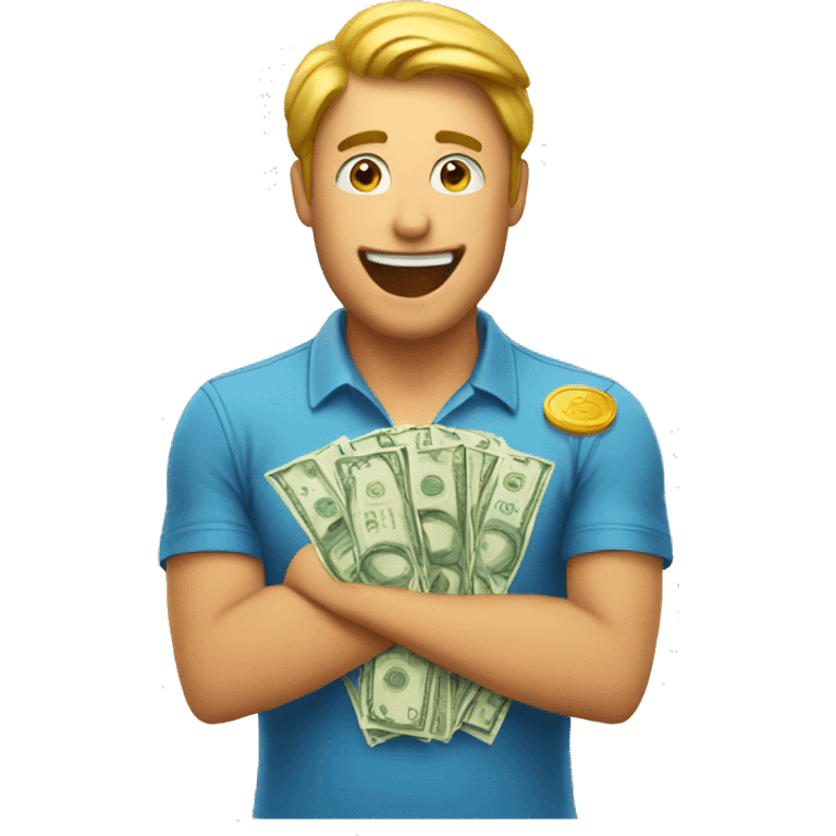 Lottery win emoji