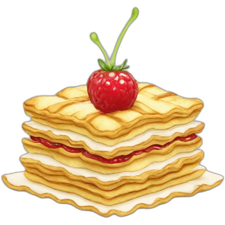 mille feuilles emoji