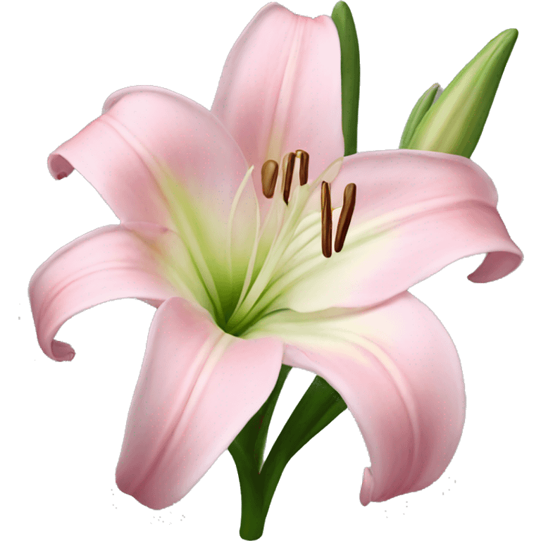 light pink lilium emoji