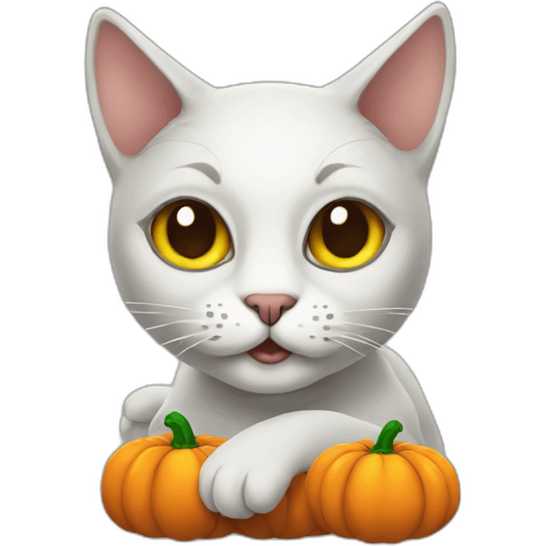 Halloween cat emoji