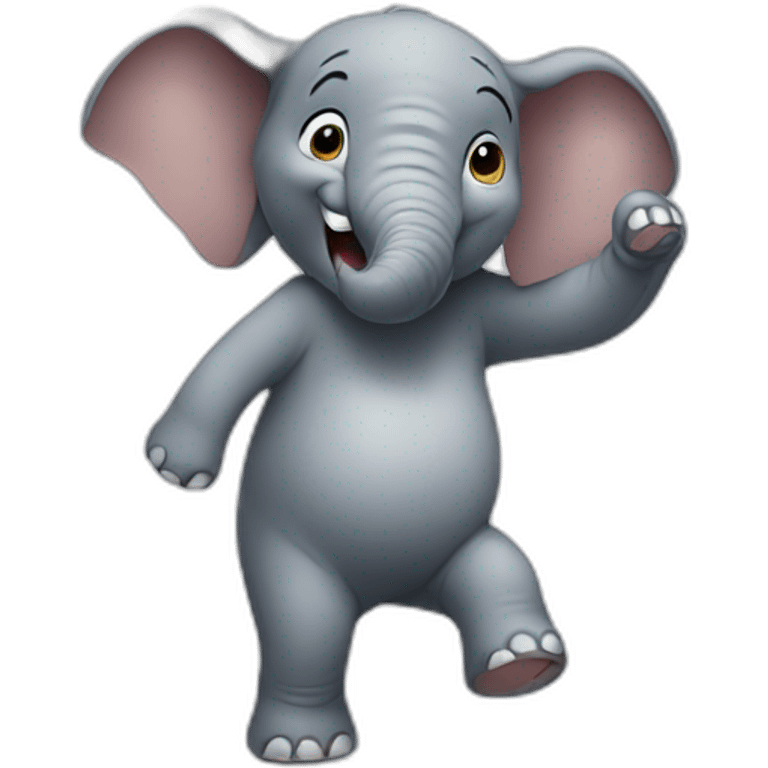 An Elephant Dancing emoji