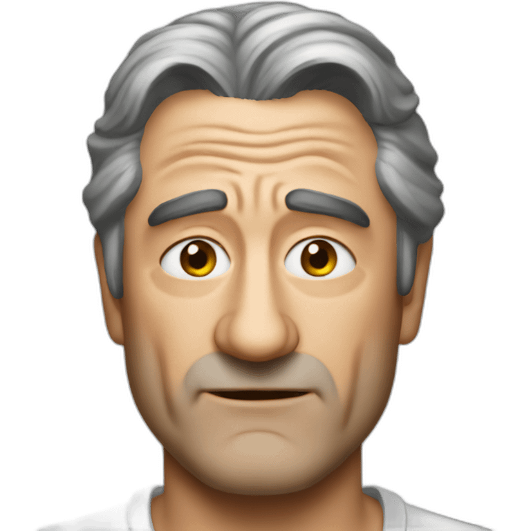 De niro face emoji