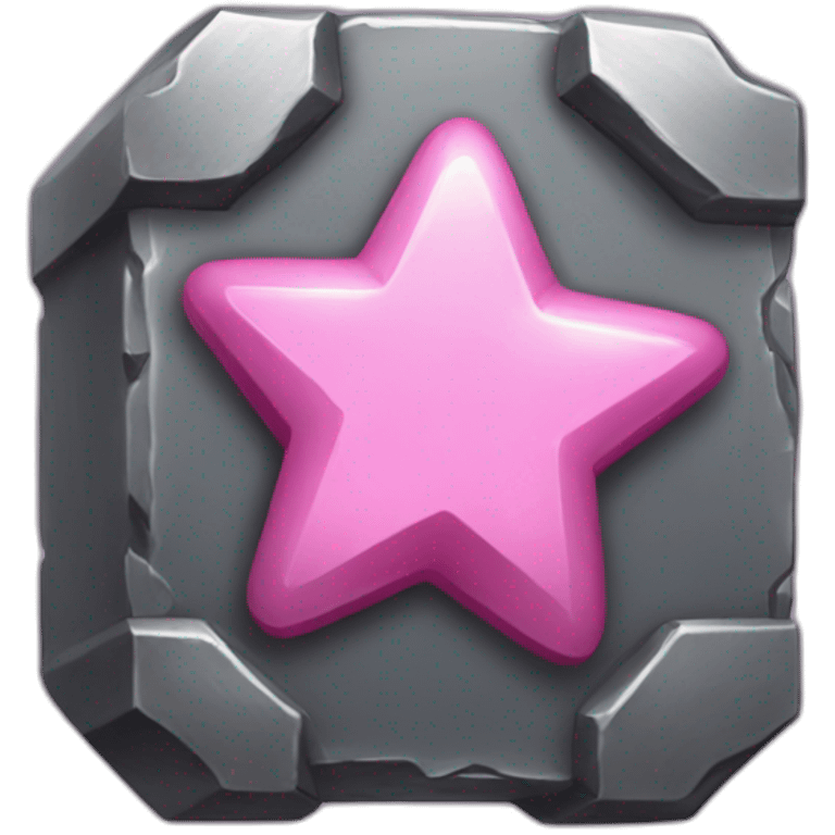 iron ingot with a pink star emoji