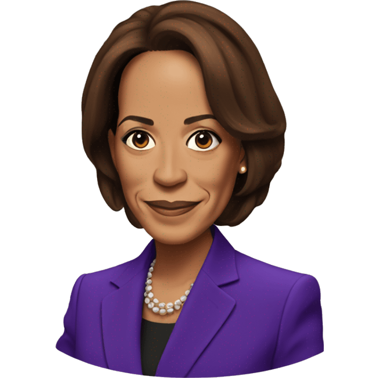 kamala harris in Purple Suit emoji