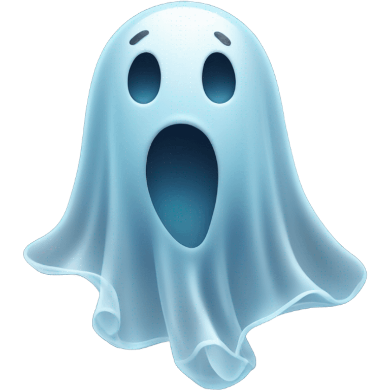 ghost blowing a kiss emoji