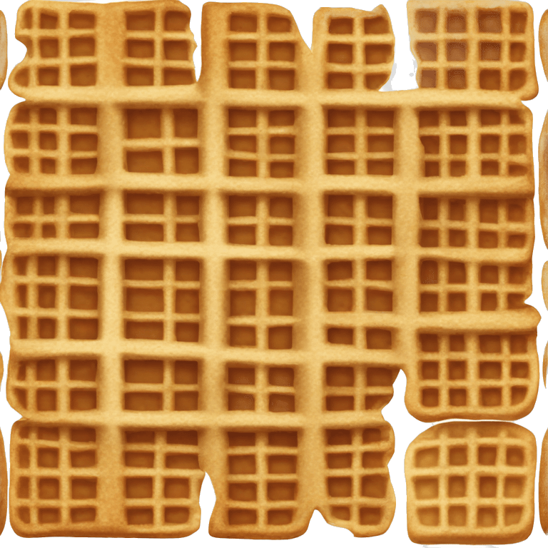 Waffle with legs emoji