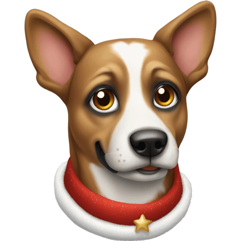 chrismas dog emoji