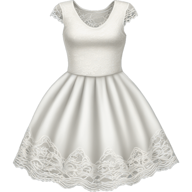 lace white dress emoji