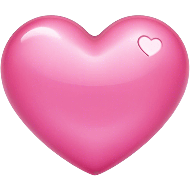 pink heart with shine sa emoji