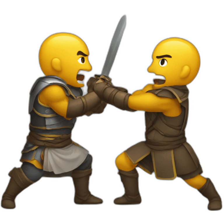 Battle fight emoji