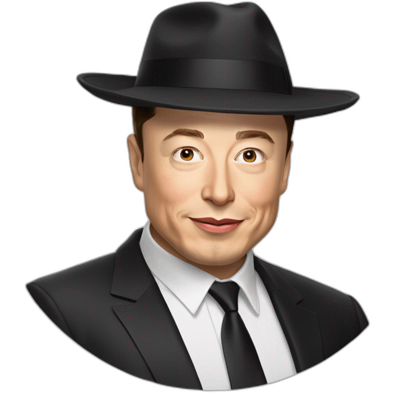 Elon musk avec une kippa emoji