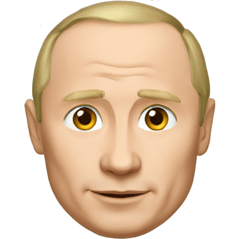 Putin shows a heart emoji